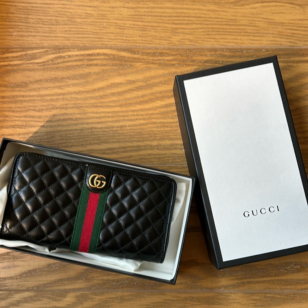 Gucci Ophidia wallet - black leather, NEVER USED